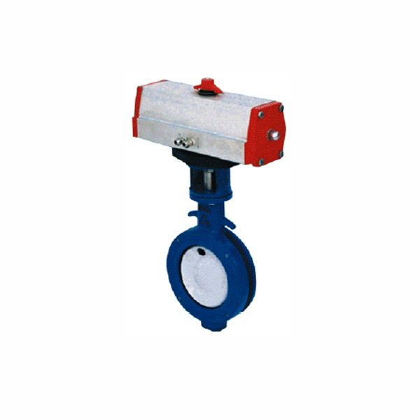 D672X氣動對夾式單偏心軟密封蝶閥