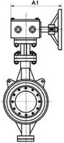 對(duì)焊式金屬硬密封蝶閥