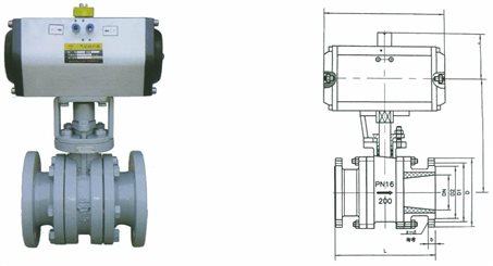 氣動耐磨陶瓷密封球閥 氣動耐磨陶瓷密封球閥