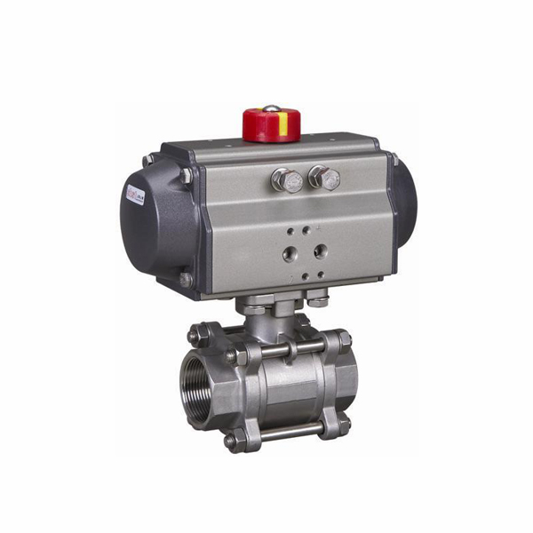 Q611F 氣動三片式內螺紋球閥