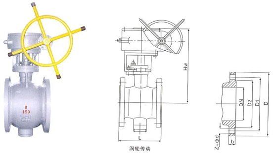 美標偏心半球閥